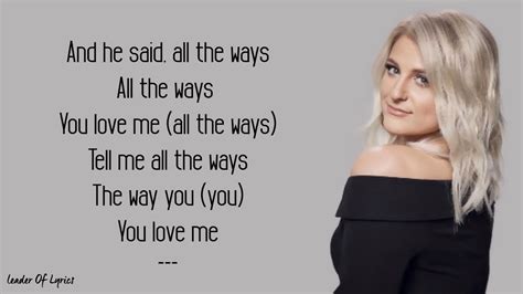 Meghan Trainor - ALL THE WAYS (Lyrics) Chords - Chordify