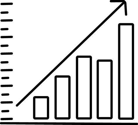 Growth Arrow with Bar Chart symbol for Business. 24838178 Vector Art at ...