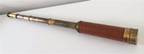 Antique brass telescope retractable - Catawiki