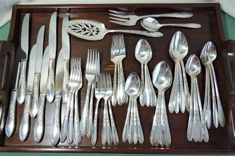 Vintage Kenwood Floral Pattern Flatware - Vintage Floral Stainless ...