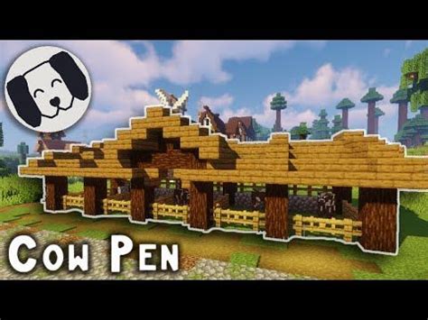 Minecraft: Fast and Easy Cow (Animal) Pen Tutorial! - YouTube ...