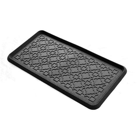 Elegant Black Rubber Boot Tray Mat for your Entrance — OnlyMat