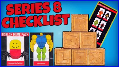 Roblox Toys Series 1 Checklist