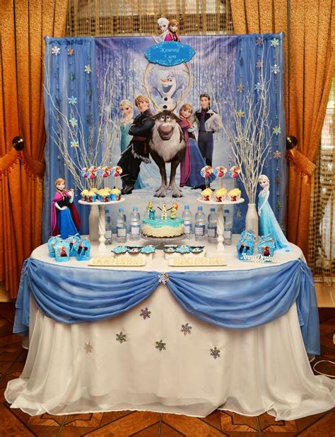 You Must-See These 15 Stunning Frozen Dessert Table Ideas! | Catch My Party