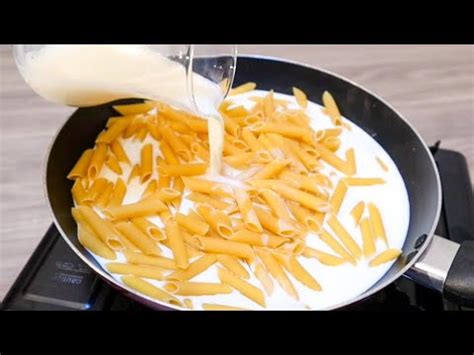 💯This PASTA with MILK will drive you crazy! MILK PASTA with white sauce pasta Recipe - YouTube