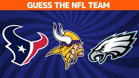 GUESS THE NFL TEAM BY THE LOGO - YouTube