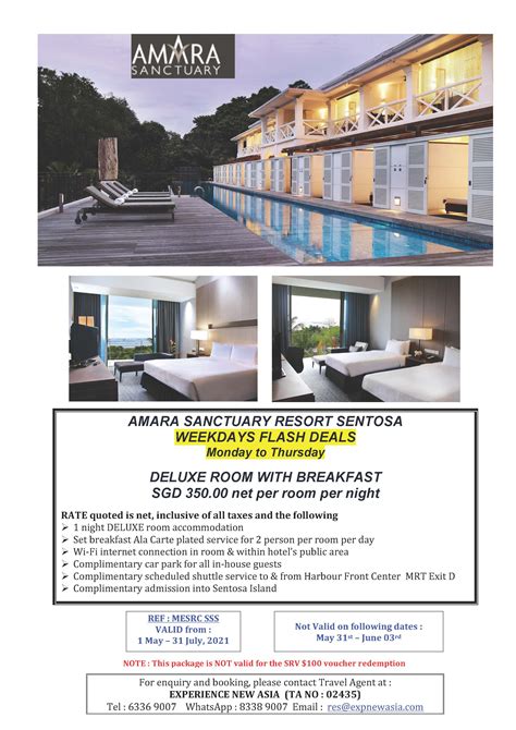 Amara Sanctuary Resort Sentosa | Ministry of Education Sports and ...