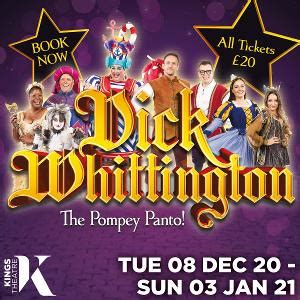 The Kings Theatre In Portsmouth Announces New Dates For Their 2020 Pantomime DICK WHITTINGTON