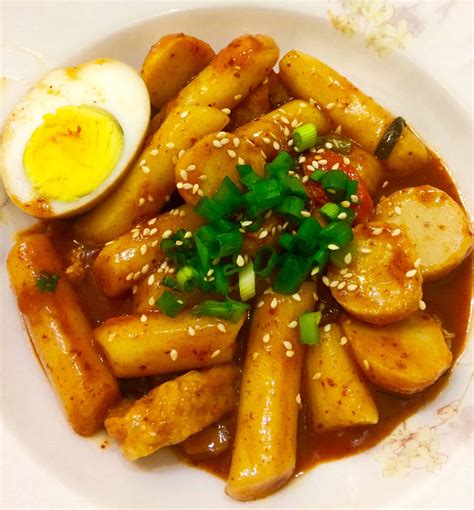 Korean food photo: Ddeokbokki–first time, so delicious and so easy on ...