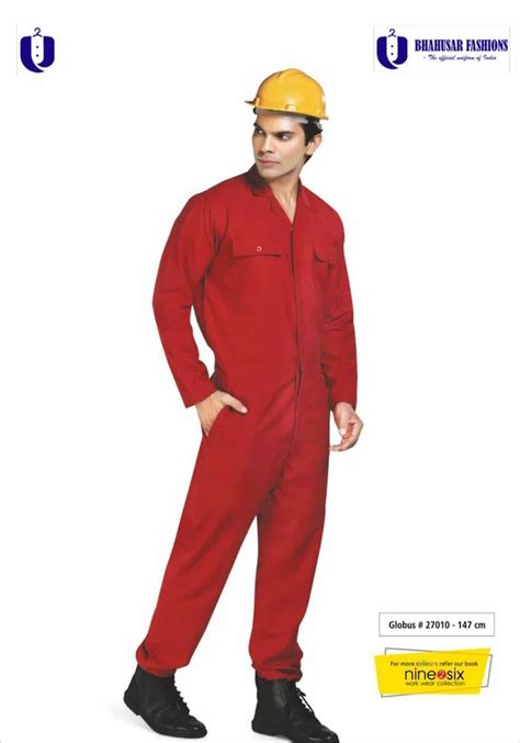 Cotton Men Red Construction Workers Uniforms, Size: Large at ₹ 780 ...