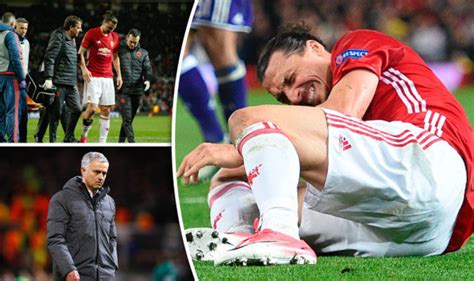 Zlatan Ibrahimovic injury news: Man United striker out for the season ...