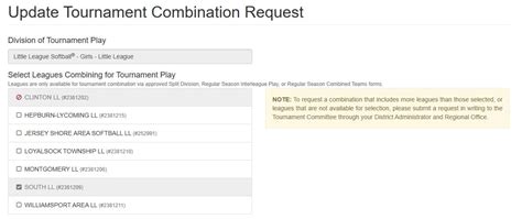 The Combined Teams Option for Tournament Play: What Local Leagues Need ...