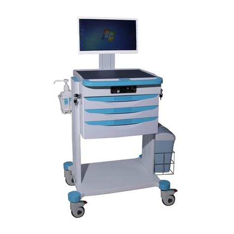 Wireless All-in-one Computer Cart AO-LT01C|AOEMS.COM