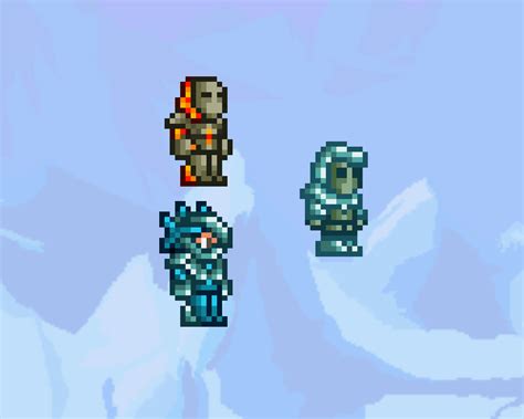 Frostburn armor: a combination of Molten and Frost armor. : r/Terraria