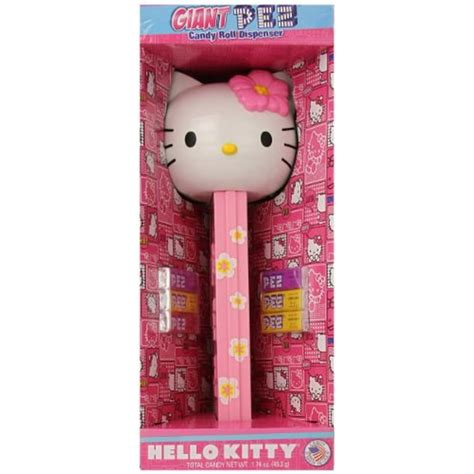 Pez Candy, Hello Kitty Giant Dispenser, Novelty Candy and Giant Dispenser, 1.74 Oz, 6 Ct ...