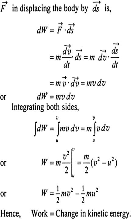 Marvelous State The Work Energy Theorem Linear Momentum Calculator