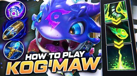 HOW TO PLAY AP KOG'MAW & CARRY | Build & Runes | Season 12 Kog'Maw ...