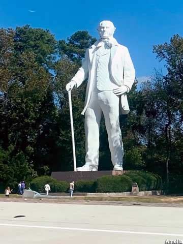 Huntsville, TX - Giant Statue of Sam Houston