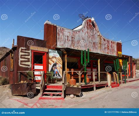 Historic Oatman, Ghost Town, Route 66, Arizona Editorial Image - Image ...