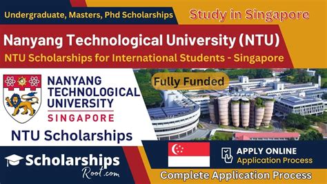 NTU Scholarships 2024 Singapore | Nanyang Technological University Scholarships - Scholarships Root