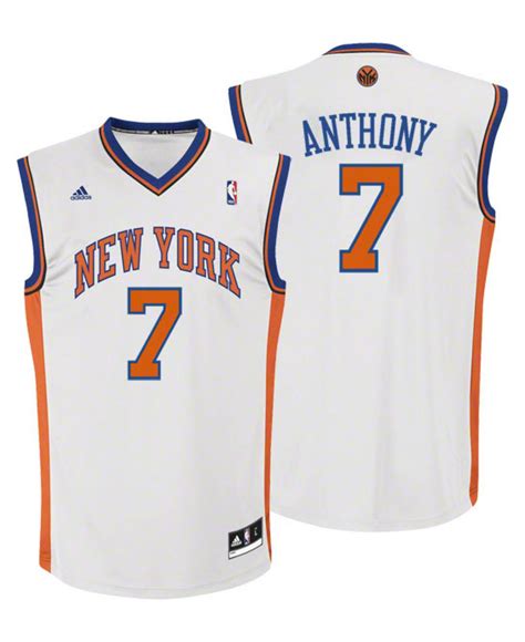 Adidas Kids' Carmelo Anthony New York Knicks Revolution 30 Jersey in White for Men | Lyst