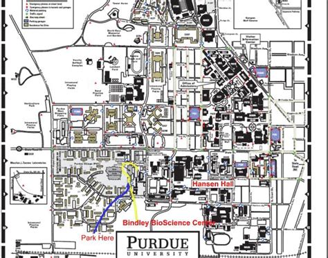 Purdue West Lafayette Campus Map - Time Zones Map