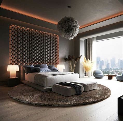 🌪 GREY MODERN BEDROOM, SOUTH KOREA | Contemporary bedroom design ...