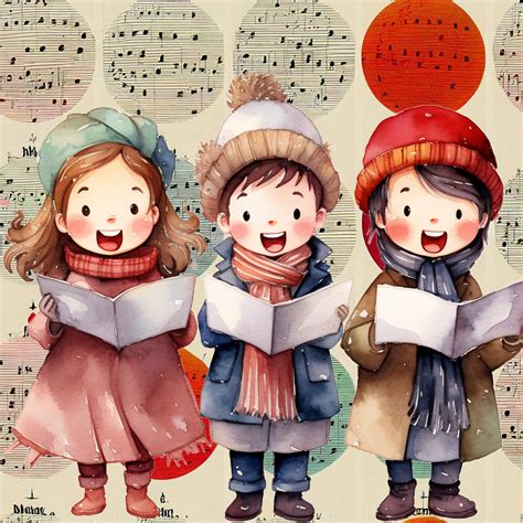 Christmas Children Chorus Art Free Stock Photo - Public Domain Pictures