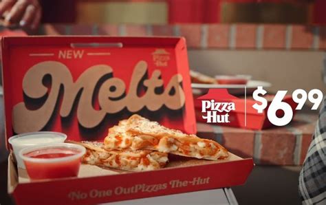 Pizza Hut Melts $6.99 Commercial Song | Pizza hut, New pizza, Pizza