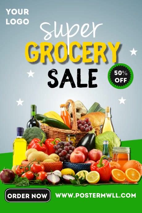 Copy of Grocery Store Sale Poster Template | PosterMyWall