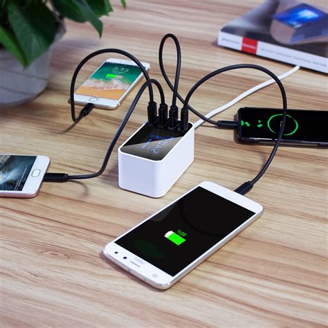 Shop 20W Type-C USB Port + 3-USB Charging Port Multiple USB Charger ...