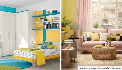 13 Kombinasi Cat Rumah Warna Kuning yang Menyegarkan