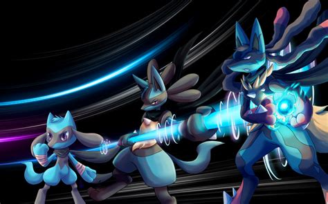 Riolu Lucario Mega Lucario