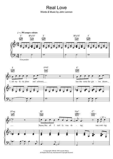 Tom Odell - Real Love at Stanton's Sheet Music