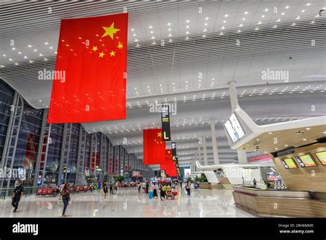 Guangzhou, China – September 23, 2019: Terminal 2 of Guangzhou Baiyun ...