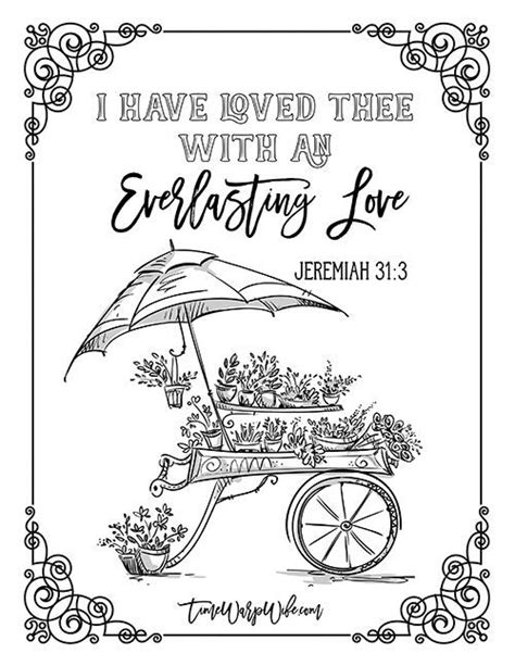 Jeremiah 31 3 Coloring Pages Coloring Pages