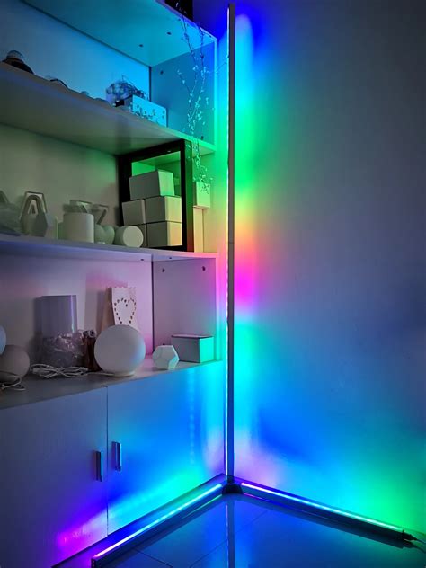multi color led corner floor lamp - www.hammurabi-gesetze.de