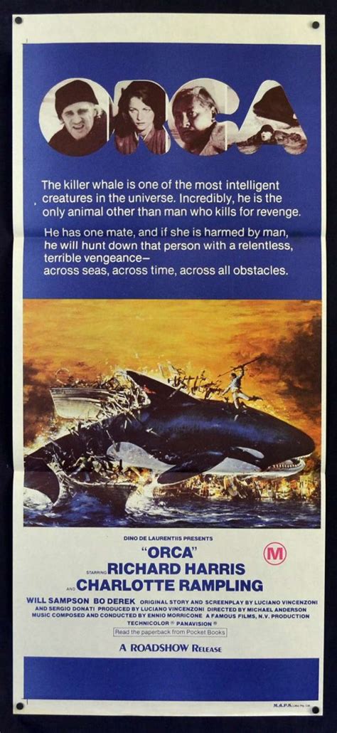 All About Movies - Orca Poster Original Movie Daybill 1977 Killer Whale ...