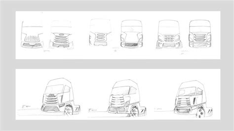 Truck interior and exterior project for JAC on Behance