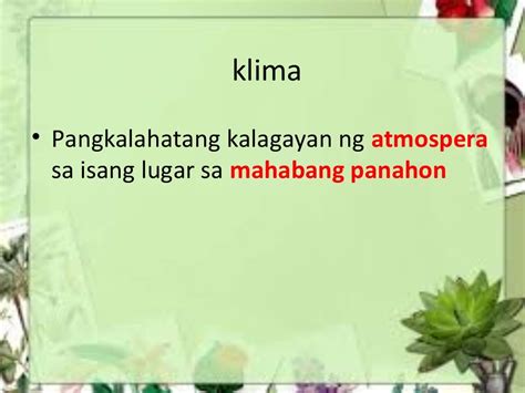 Klima at panahon sa Pilipinas