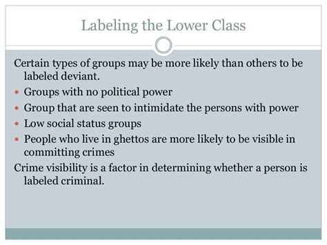 Labeling theory