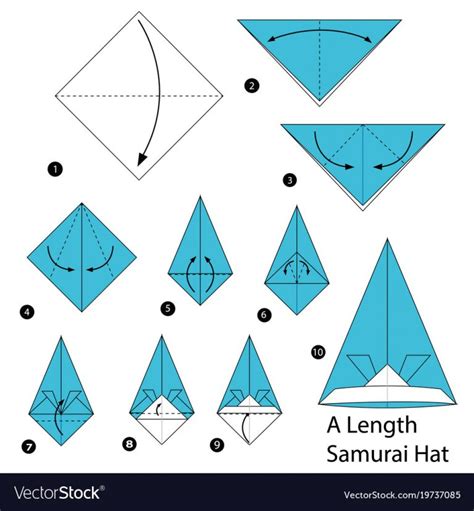 Origami Sailor Hat Make Origami A Length Samurai Hat - craftora.info