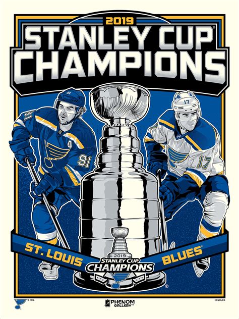 St. Louis Blues 2019 Stanley Cup Champions Limited Edition Serigraph ...