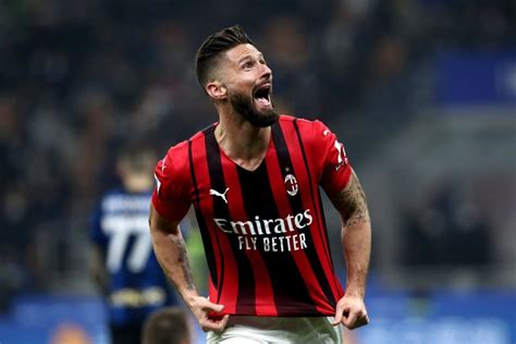 Giroud goal sends AC Milan to Serie A top four