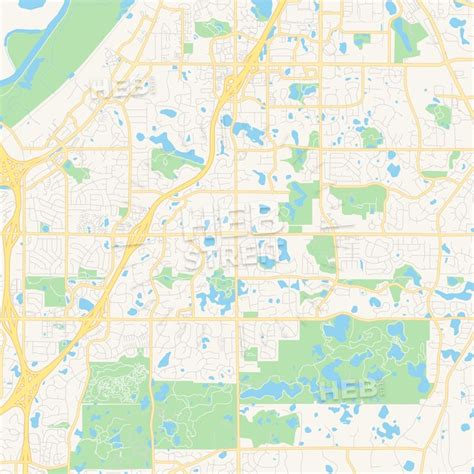 Empty vector map of Eagan, Minnesota, USA - HEBSTREITS Sketches | Map vector, Map, Eagan