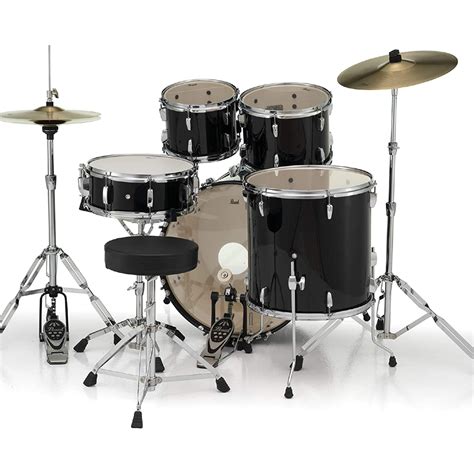 Pearl RS525SBC/C Roadshow 5 Piece Drum Set (Black) - JB Music