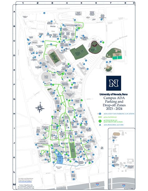 Unr Reno Campus Map - Freddy Bernardine