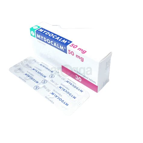 Mydocalm 50 Tablet 50mg - medicine - Arogga - Online Pharmacy of Bangladesh