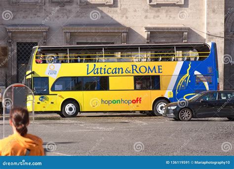 Vatican and Rome City Tour Open Bus Hop on Hop Off Editorial Photo ...