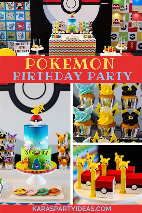 Kara's Party Ideas Pokemon Birthday Party | Kara's Party Ideas